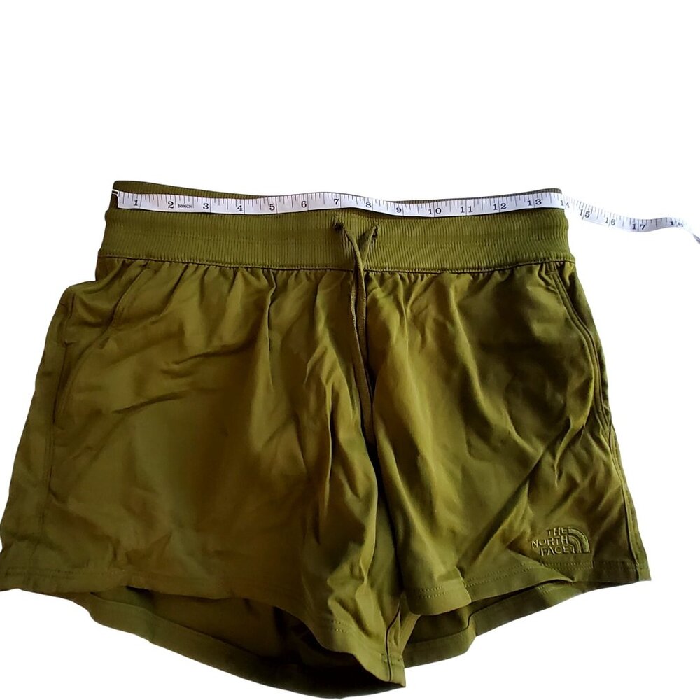 The North Face Womens Aphrodite Short Forest Olive S/Reg Durable DWR Treated - Picture 3 of 15